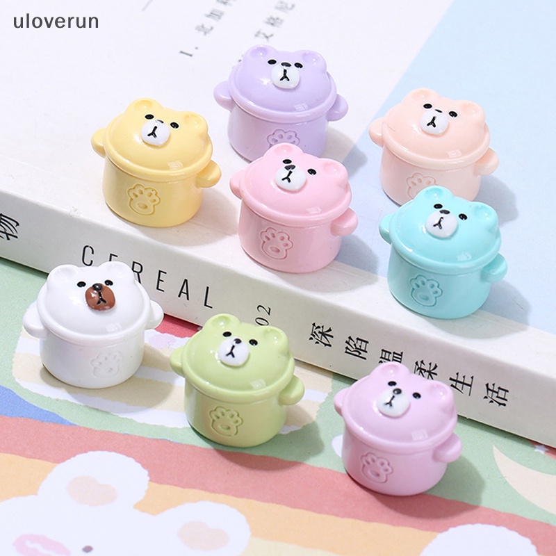 Set 2 Mô Hình Nồi Nấu Ăn Mini Trang Trí Nhà Búp Bê DIY