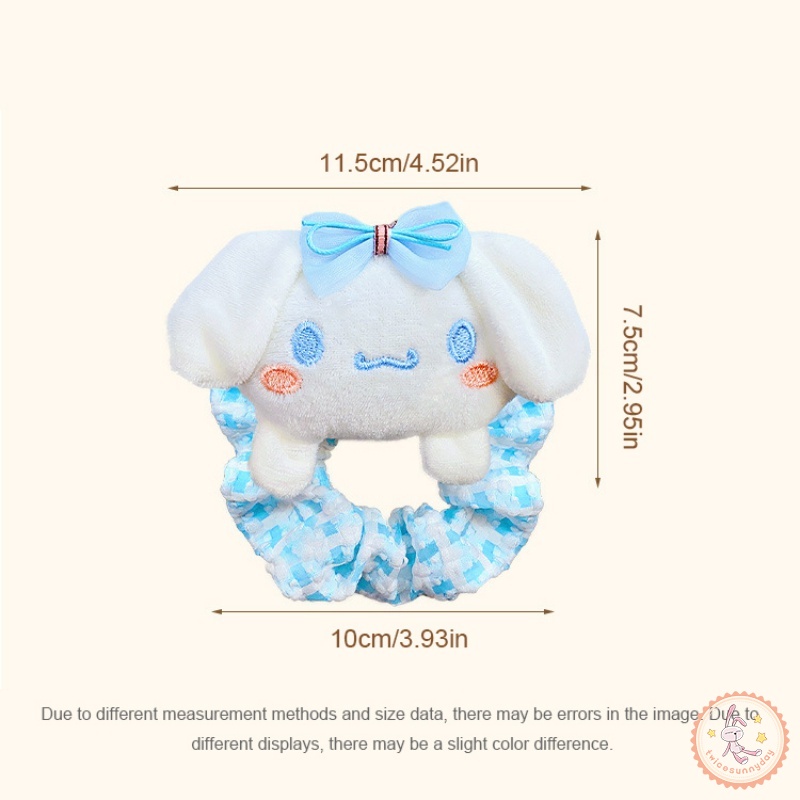 Dây Buộc Tóc Đuôi Ngựa Bằng Da Họa Tiết Hoạt Hình Dễ Thương