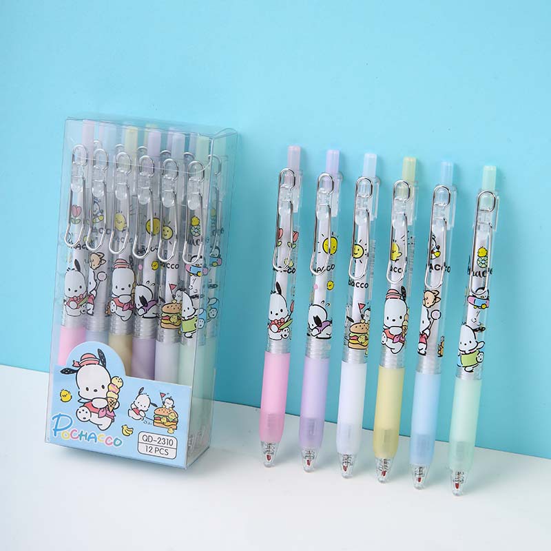 Bút Mực Gel Dạng Nhấn Hình Chú Chó Pacha Hoạt Hình Dễ Thương Bằng Kim Loại Dành Cho Học Sinh 1K rẻ