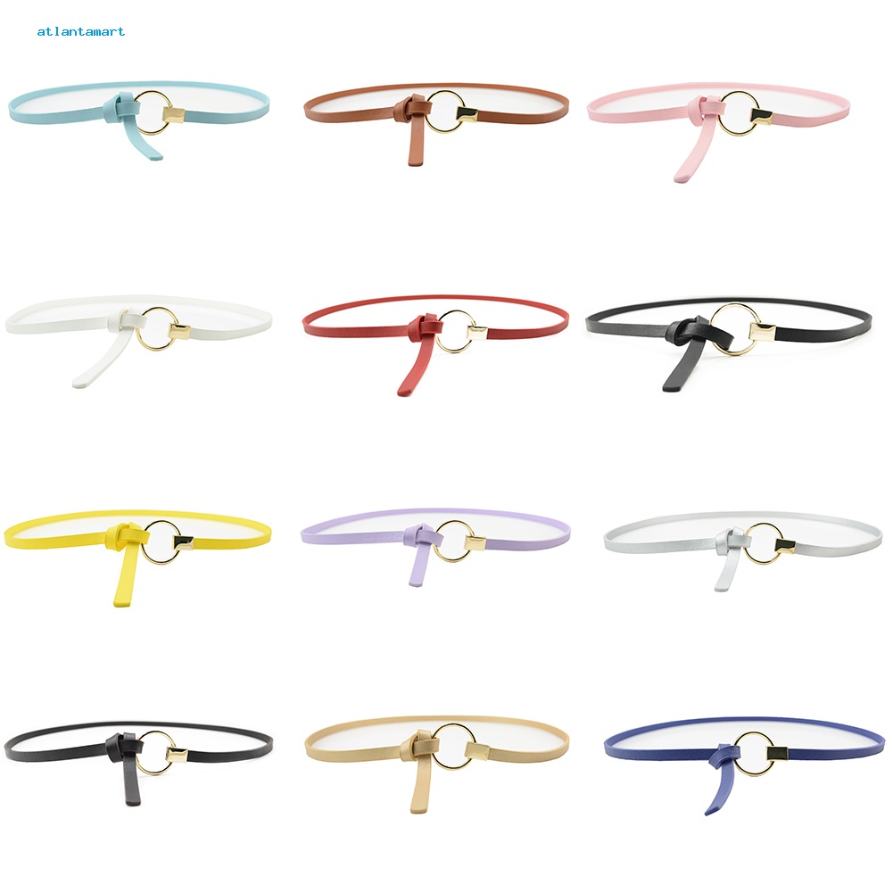 Túi Đựng Đồ Dùng Cao Cấp Tiện Dụng| Thắt Lưng Giả Da Với Khoen Tròn Kim Loại Thời Trang Cho Nữ