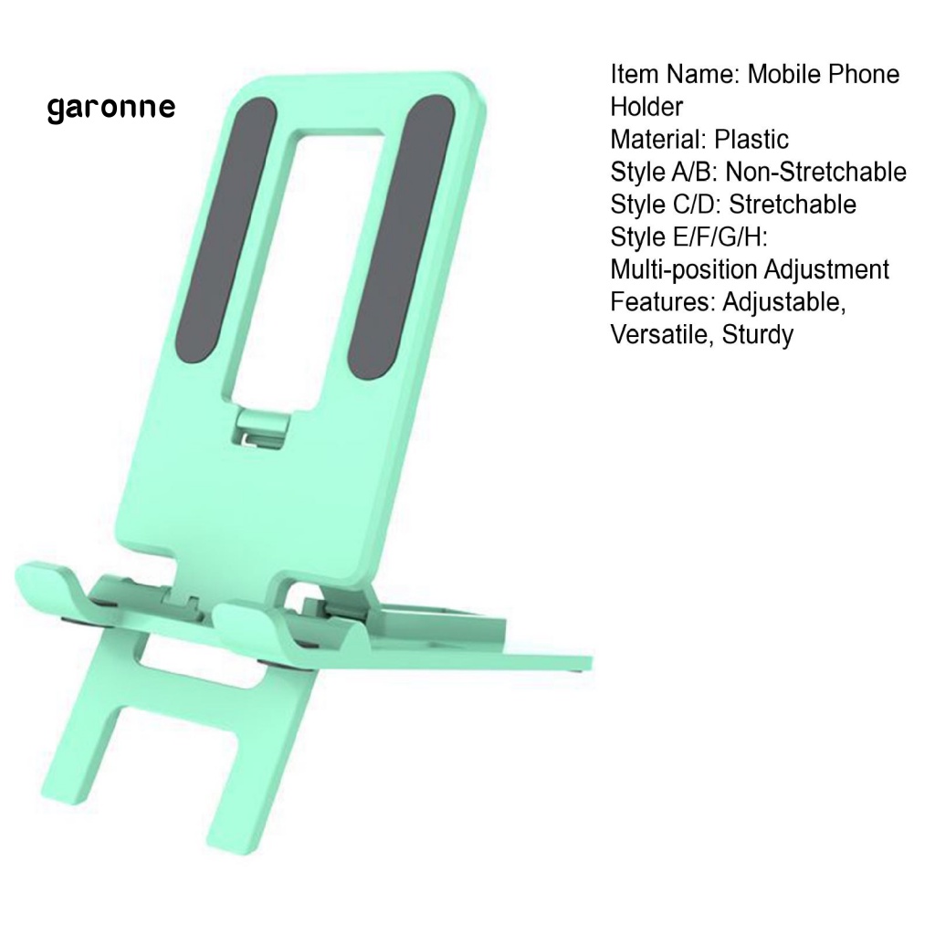 Gar Giá Đỡ Điện Thoại Di Động Lười Biếng Góc Không Cần Chặn Có Thể Gập Lại Đa Năng Ổn Định Mang Theo Sức Chứa