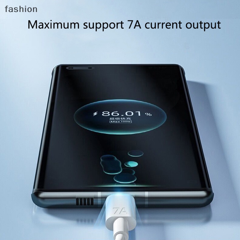 7A 100W Loại C Cáp USB siêu nhanh phí cáp cho Huawei mate40pro nova9 VN