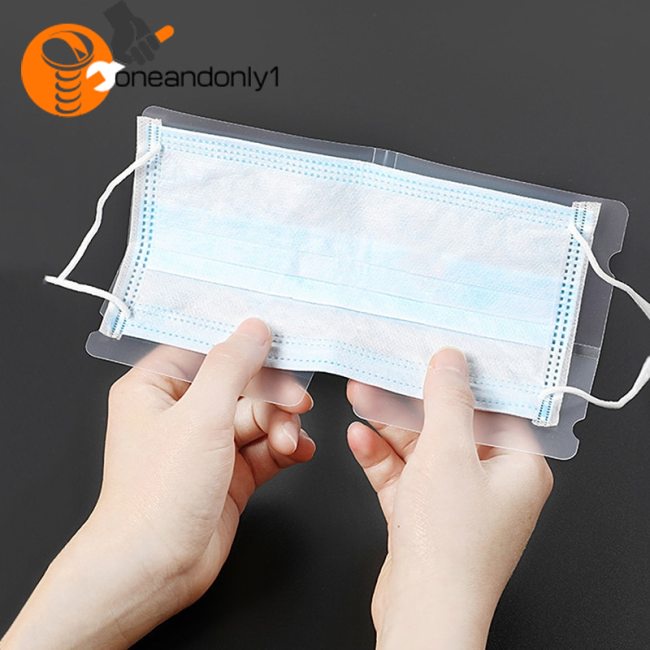 Giá Đỡ Khẩu Trang Tạm Thời Bằng PP An Toàn Có Thể Gấp Gọn Tiện Dụng