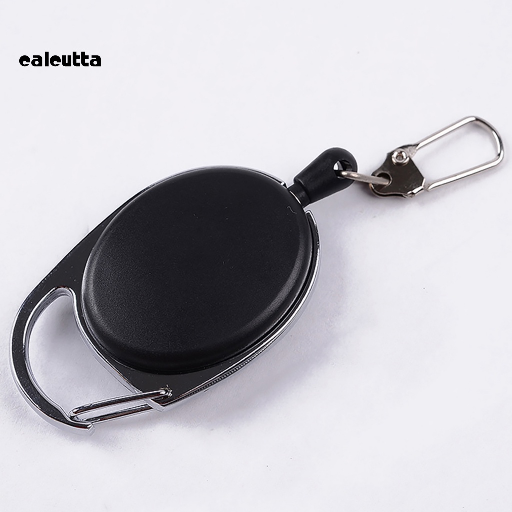 Móc Chìa Khóa Bằng Nylon Bền Chống Thất Lạc Có Kẹp Thu Gọn Tiện Dụng