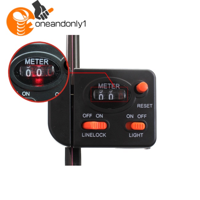 Máy Đếm Đường Dây Câu Cá Kỹ Thuật Số Với Màn Hình Hiển Thị Tiện Dụng