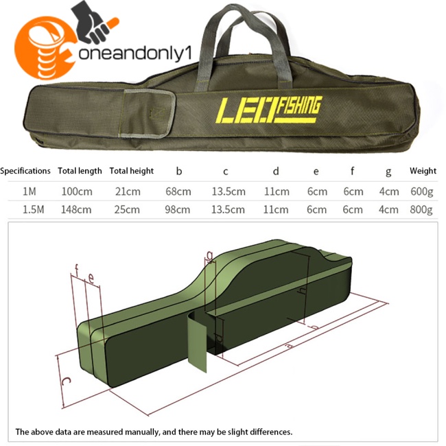 Túi Đựng Cần Câu Cá 420d Bằng Vải Oxford Chống Thấm Nước Có Thể Gấp Gọn Tiện Dụng
