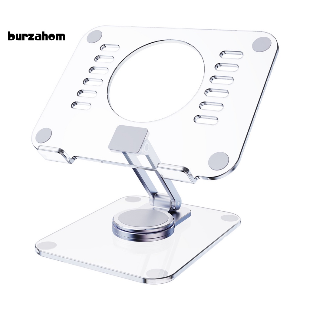 Giá Đỡ Máy Tính Bảng Trong Suốt Chống Trượt Xoay 360 Độ Tiện Dụng