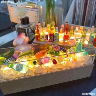 Mô Hình Chai Rượu Mini diy Phát Quang Độc Đáo
