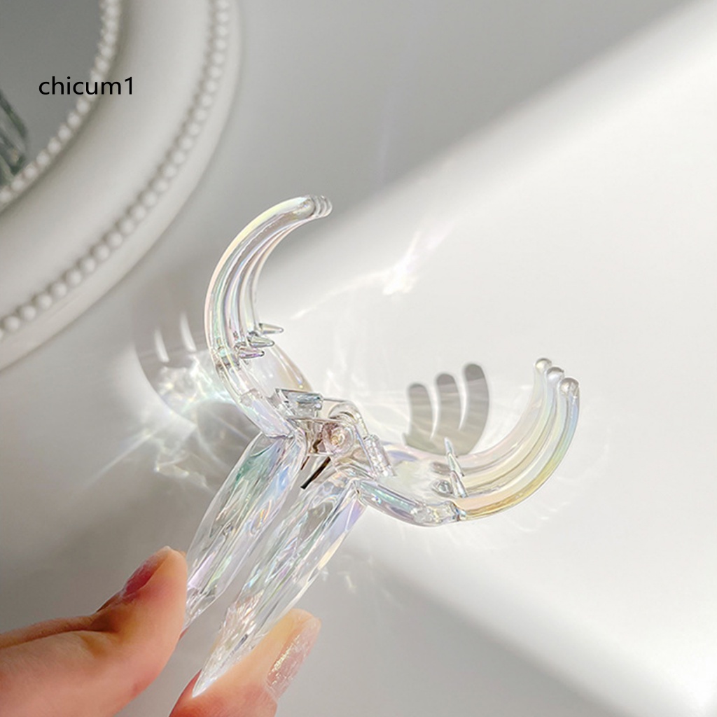 Kẹp Tóc Càng Cua Trong Suốt Đính Pha Lê Giả Cho Nữ