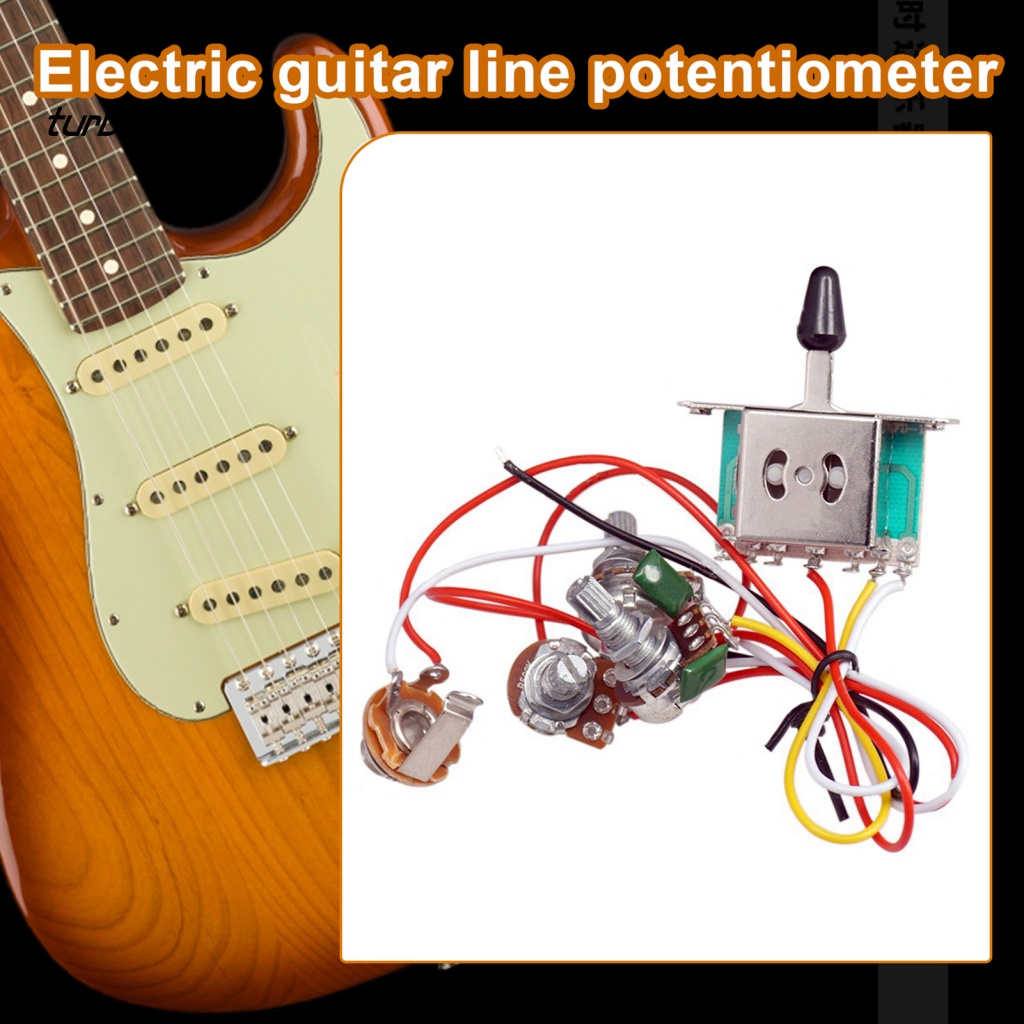 Bộ Dây Điều Khiển Âm Lượng Bằng Kim Loại Đơn Giản Cho Đàn Guitar Điện