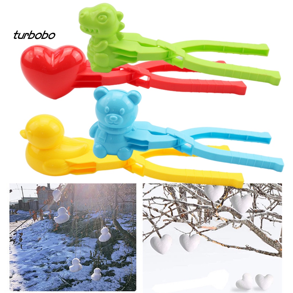 1 Bộ Kẹp Làm Quả Cầu Tuyết Chịu Nhiệt Độ Thấp In Họa Tiết Hoạt Hình Giải Trí Vào Mùa Đông Cho Bé
