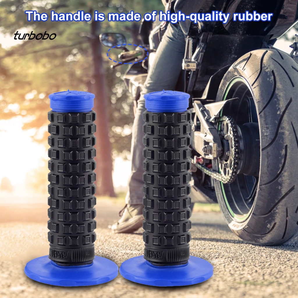 Set 2 Bọc Tay Lái Xe Máy Bằng Cao Su Chống Trượt 7 / 8-Inch 22mm