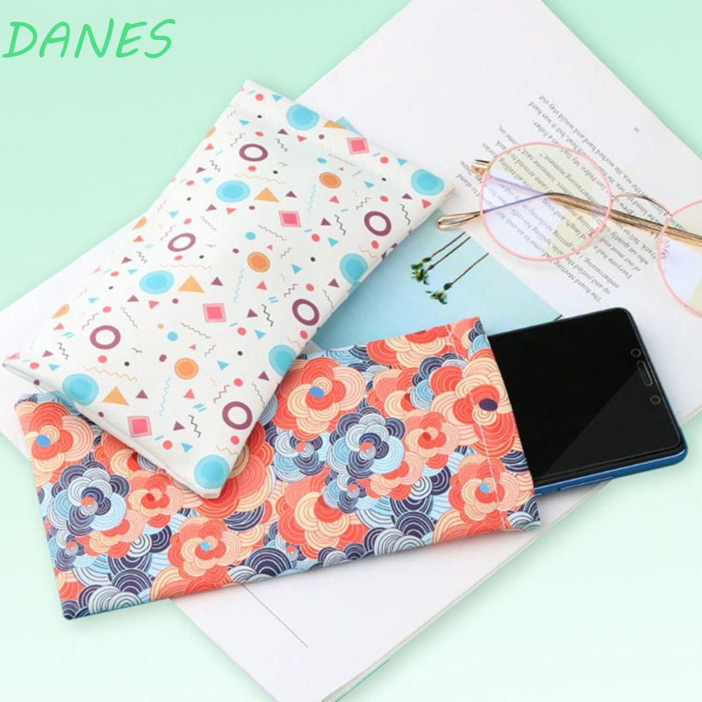 DANES Hộp Đựng Mắt Kính Tự Đóng Chống Nước In Họa Tiết Hoa / Kỳ Lân Nhỏ Gọn Cho Nam