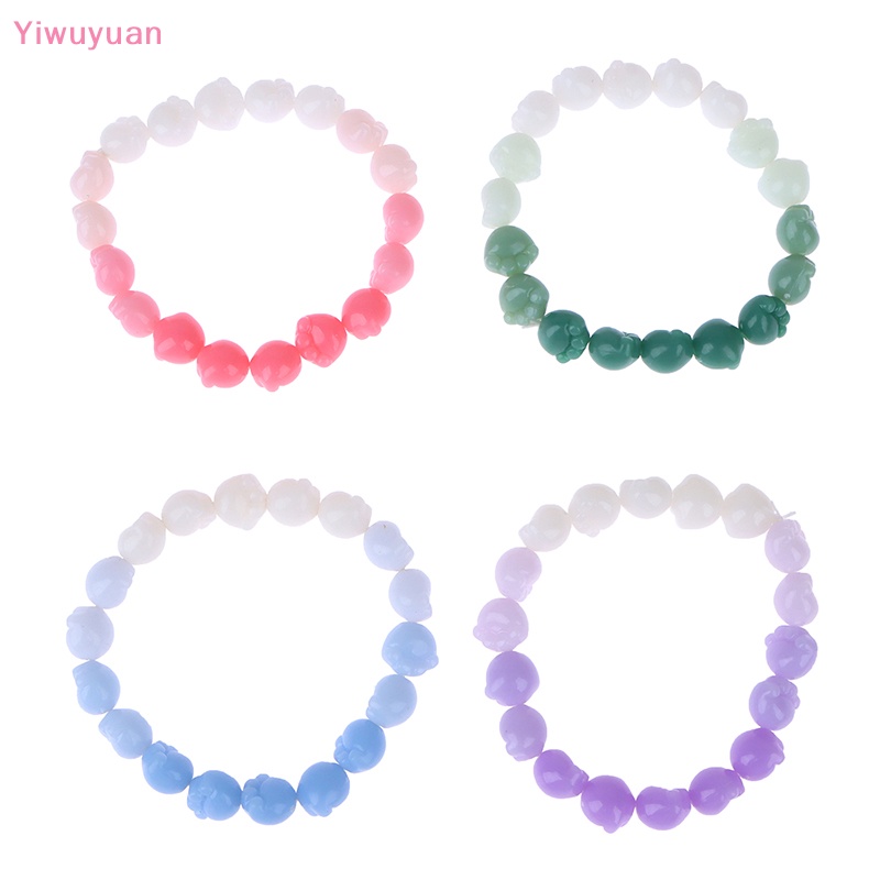 < Yiwuyuan > Vòng Đeo Tay Chuỗi Hạt Màu Gradient Mềm Mại Và Thay Đổi Màu Sắc Dành Cho Bạn Gái Mới