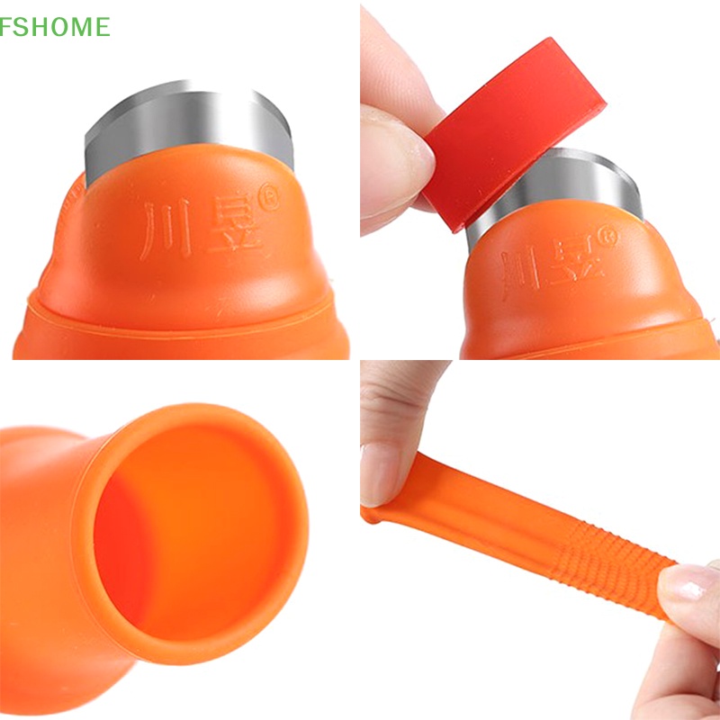 Găng Tay Silicone Đeo Ngón Cái Cắt Rau Củ Quả