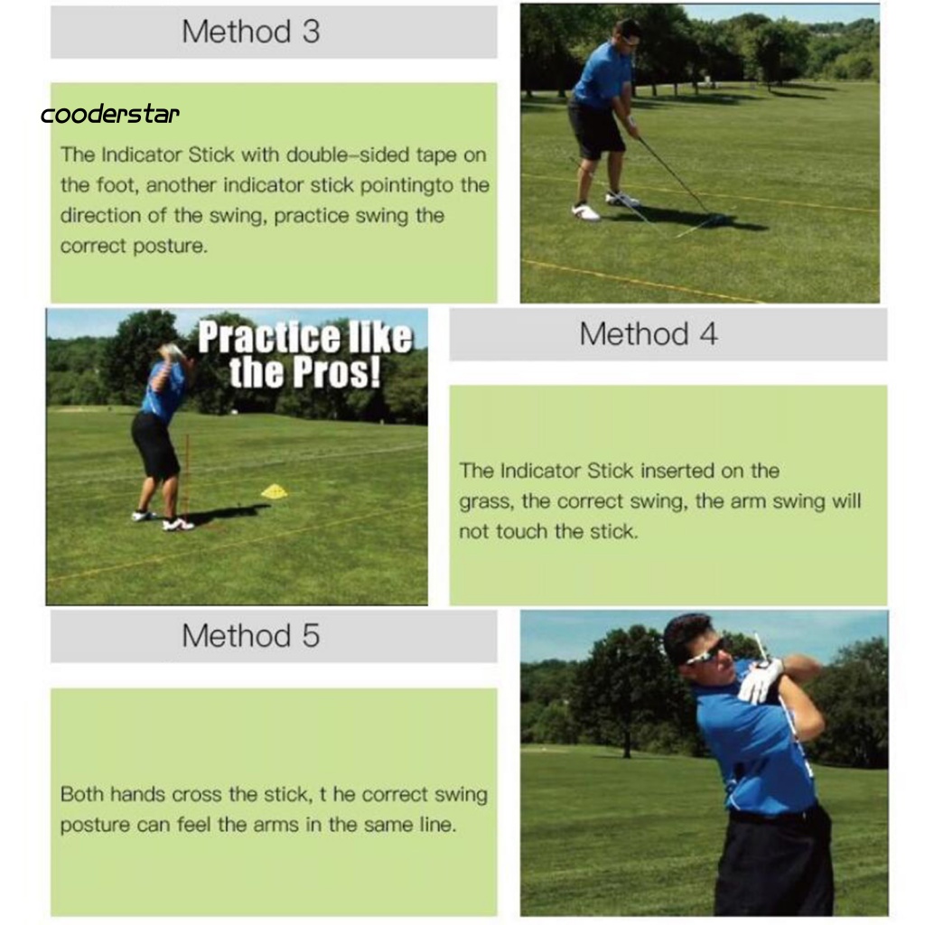 Set 2 Dụng Cụ Hỗ Trợ Tập Đánh Golf Có Thể Gấp Gọn Tiện Dụng