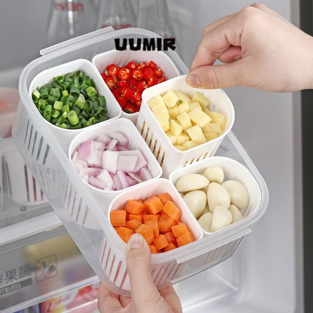 UUMIR Hộp Đựng Tỏi Tươi Trong Suốt Có Nắp Đậy Tiện Dụng Cho Nhà Bếp