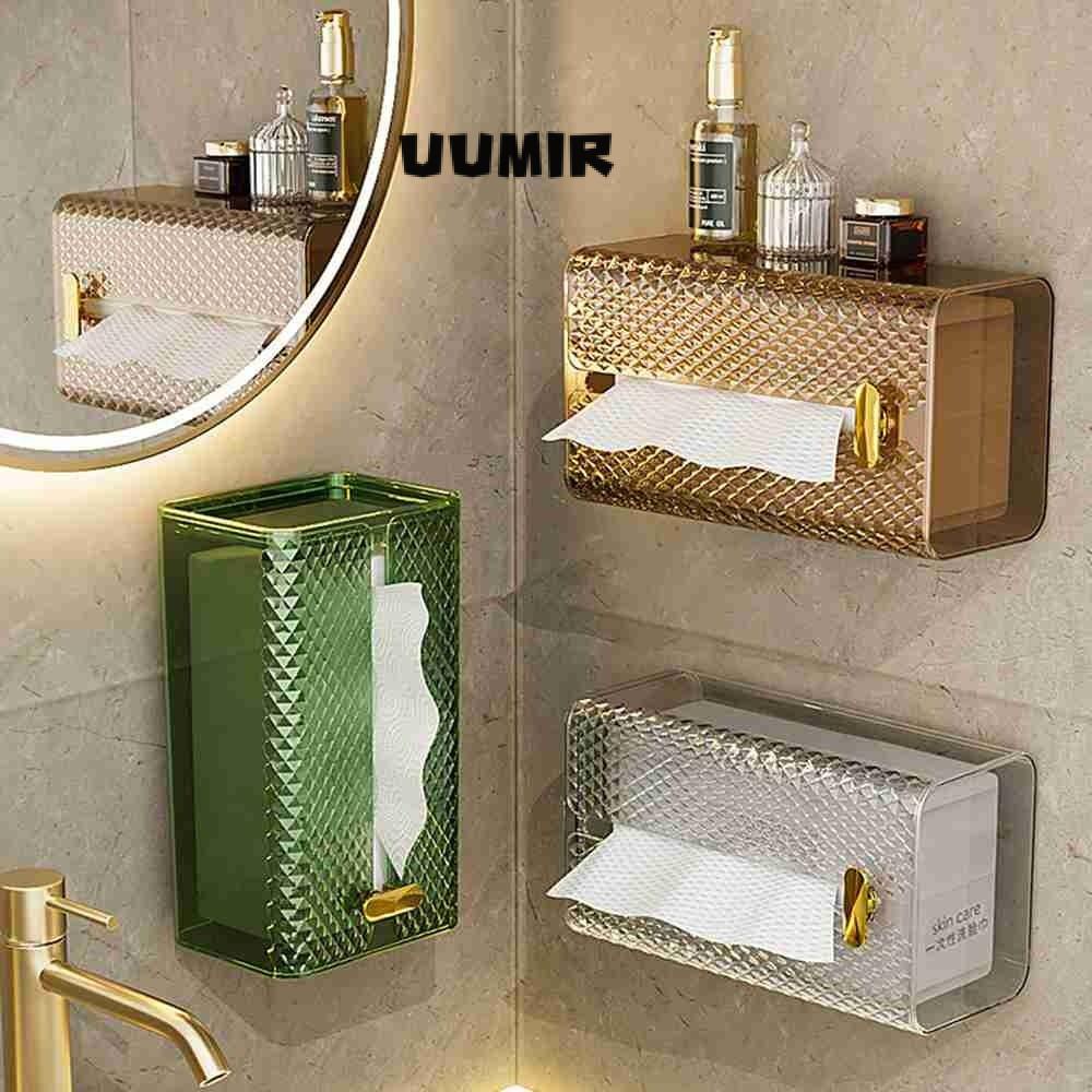 UUMIR Hộp Đựng Khăn Giấy Đa Năng Sức Chứa Lớn Không Cần Khoan Tiện Dụng