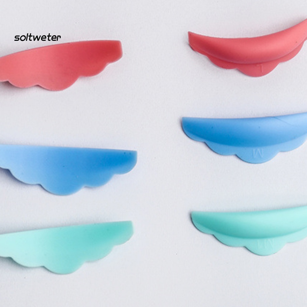 Bộ 5 Cặp Đệm Nối Mi Bằng Silicone Độ Đàn Hồi Cao Không Gây Kích Ứng Cho Salon Làm Đẹp