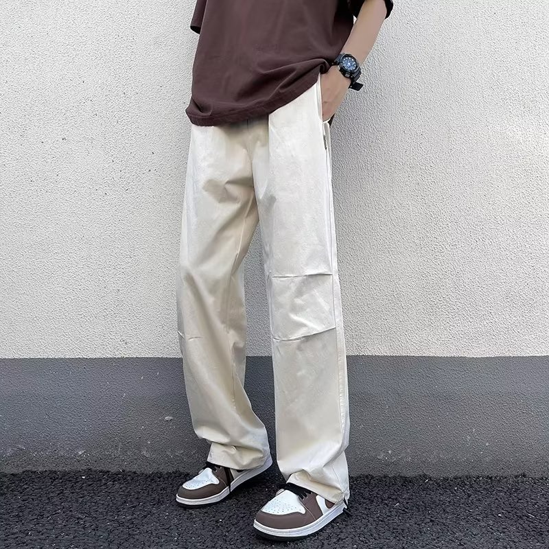 Quần Dài Ống Rộng Phong Cách Đường Phố Mỹ Cá Tính Cho Nam