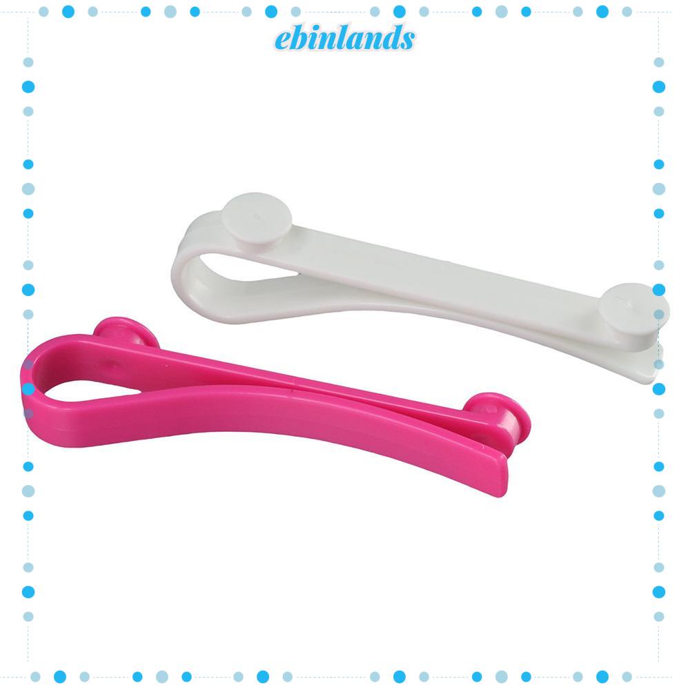 EBINLANDS Set 6 Móc Khóa Túi Xách Bogg Bằng ABS Màu Sắc Trơn