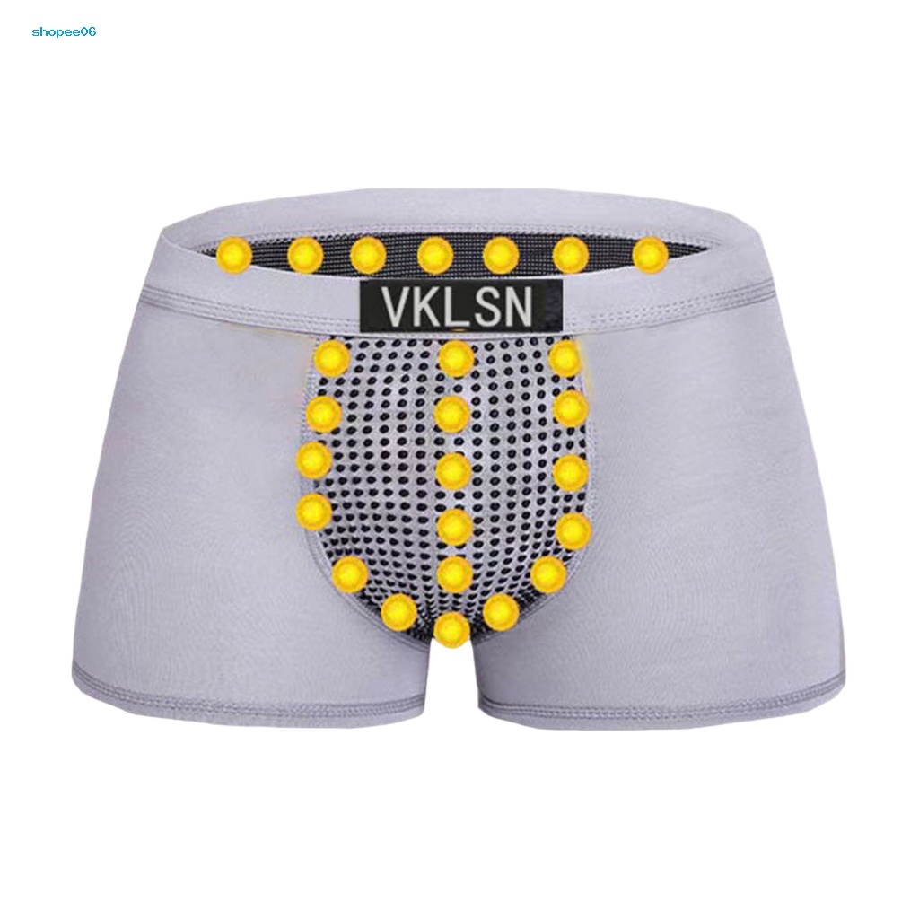 Quần Lót Boxer Màu Trơn Hít Nam Châm Hình Chữ U Thấm Hút Mồ Hôi Plus Size Cho Nam