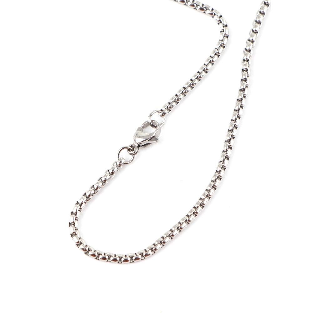 ANEMONE Vòng Cổ Choker Bằng Thép Không Gỉ Đơn Giản Cá Tính Cho Nam Nữ