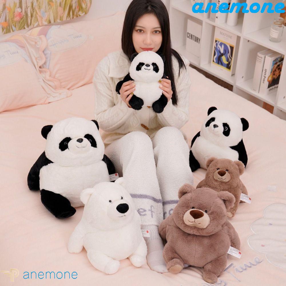 ANEMONE Đồ chơi nhồi bông Hình Gấu Trúc Hoạt Hình Trang Trí Trong Nhà