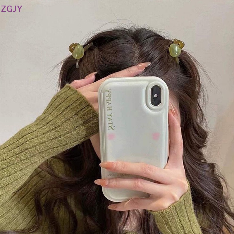 Zgjy Kẹp Tóc Mini Hình Trái Tim Nhiều Màu Sắc Phong Cách Hàn Quốc Cho Nữ Giới Mới