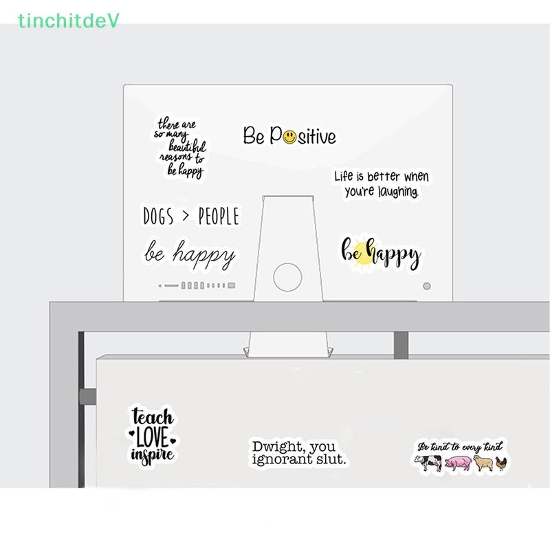 [TinchitdeV] 50 Miếng Dán Câu Trích Dẫn Tiếng Anh Cho Laptop Máy Tính