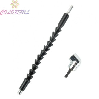 【COLORFUL】Drill Bit 105 Degree 2pcs Adapter Connector Magnetic Power Tools Right Angle
