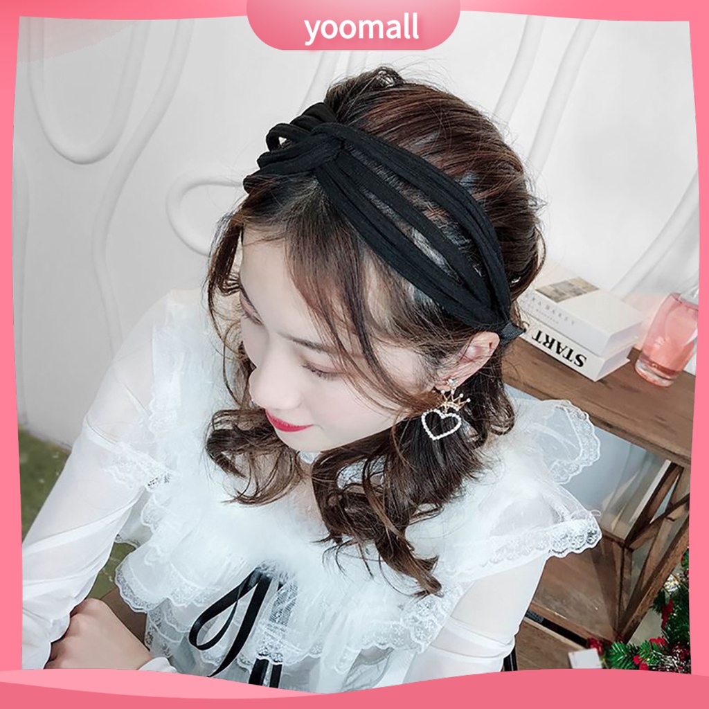 Băng Đô Cài Tóc Bằng Vải Chống Trượt Thoải Mái Cho Nữ