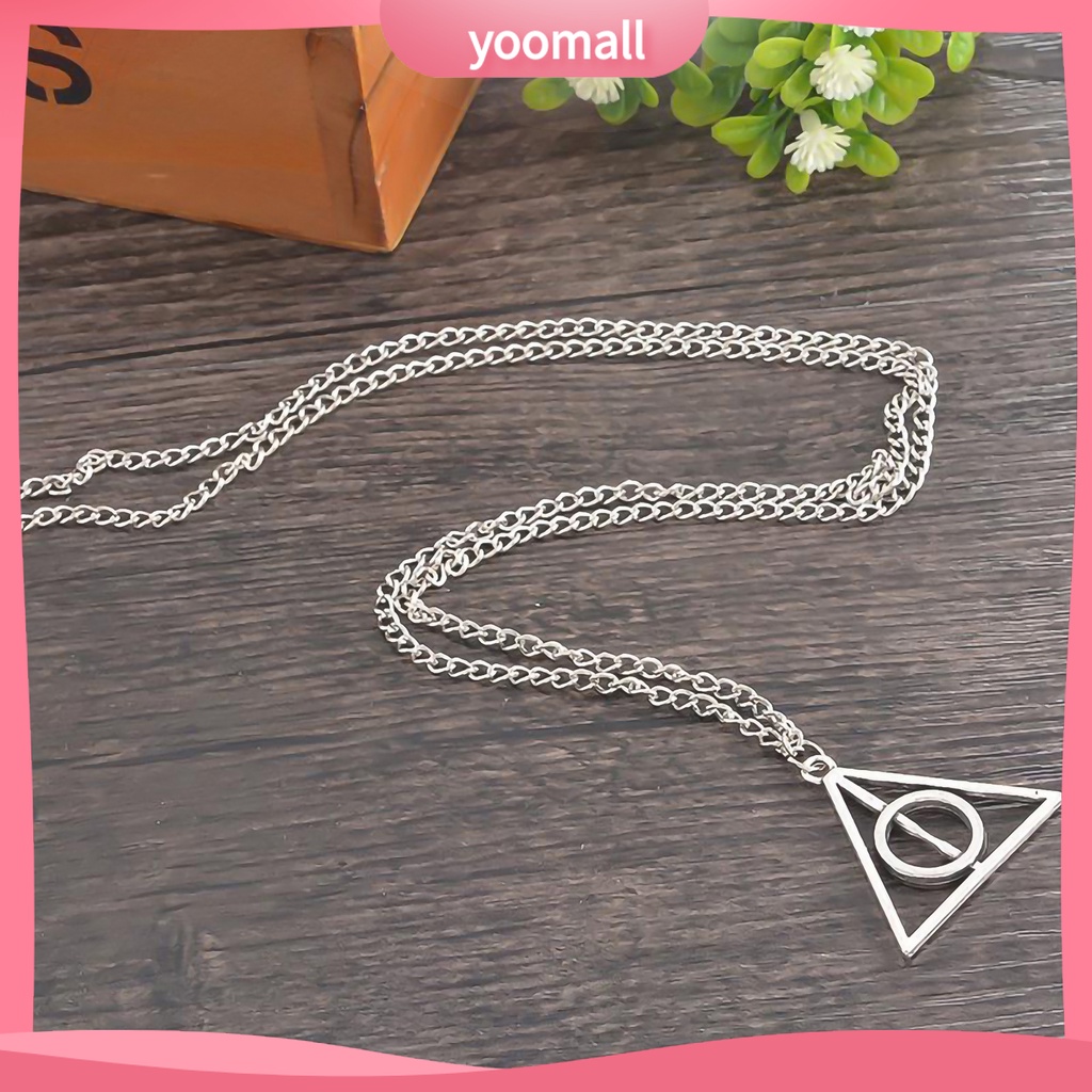 Vòng cổ Mặt Hình Tam Giác Rỗng Phong Cách Vintage Tinh Tế Cho Cuộc Sống Hàng Ngày