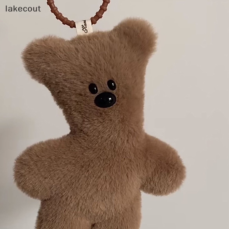 Móc Khóa Hình Gấu Teddy Nhồi Bông Dễ Thương