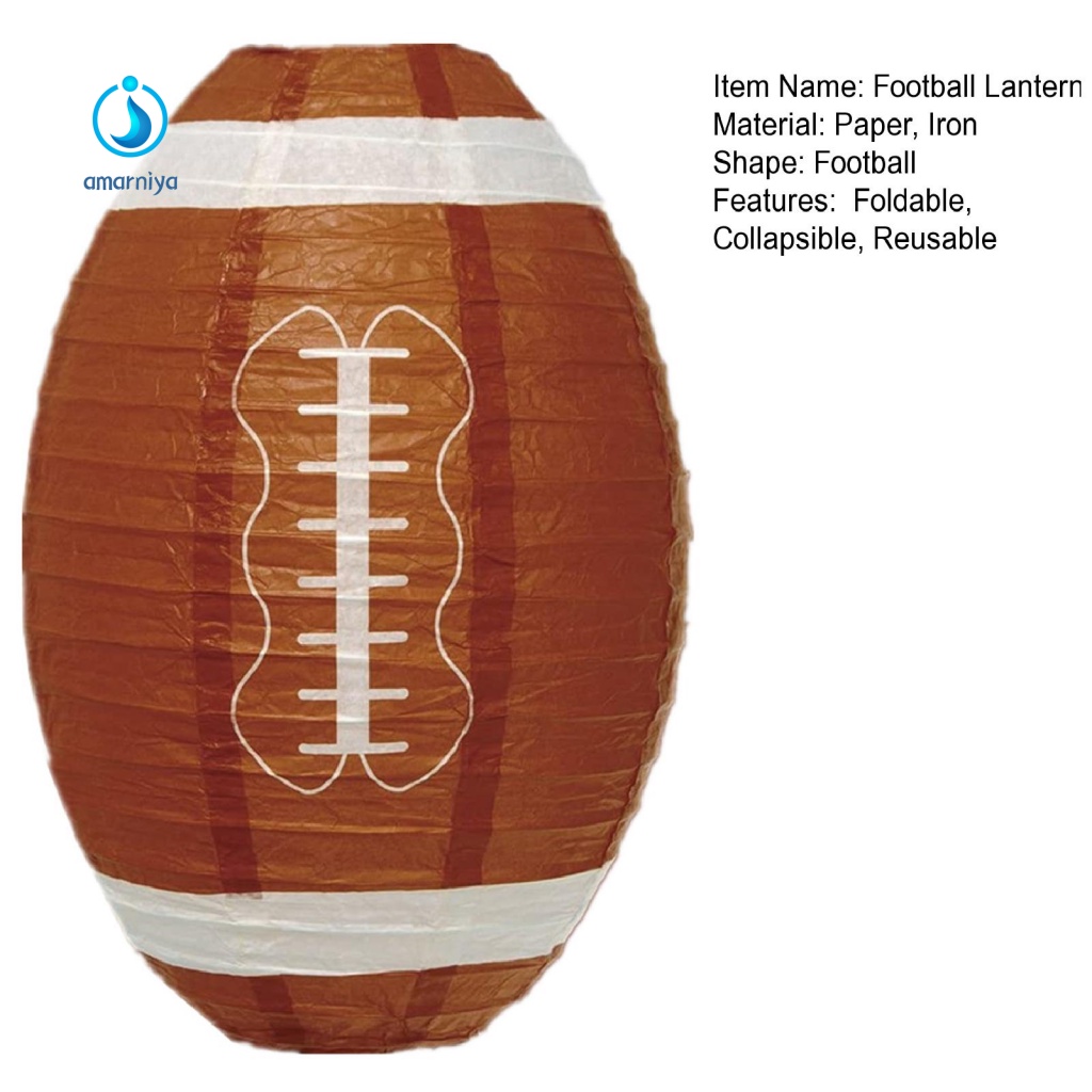 Lồng Đèn Giấy Rỗng Bằng Sắt Hình Quả Bóng Đá Có Thể Tái Sử Dụng