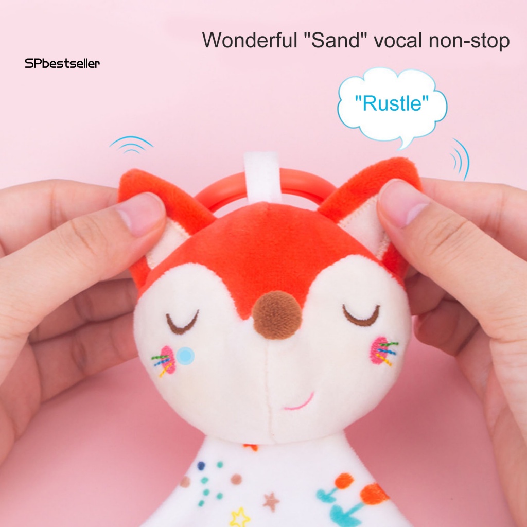 Đồ chơi nhồi bông Hình Động Vật Màu Sắc Tươi Sáng Thu Hút Có Âm Thanh Vui Nhộn Cho Bé