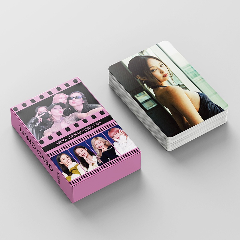 BLACKPINK Card Set 55 Tấm Thẻ Ảnh Kpop Lomo Card Hình Nhóm Nhạc