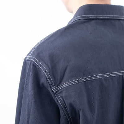 Áo Sơ Mi Nam Có Túi Màu Trơn Phong Cách Nhật Bản Thời Trang Mùa Xuân 2106