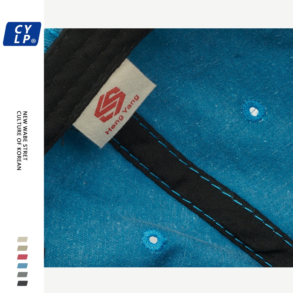 Mũ Lưỡi Trai Mềm Thêu Chữ Phong Cách Retro Đường Phố Mỹ Cá Tính