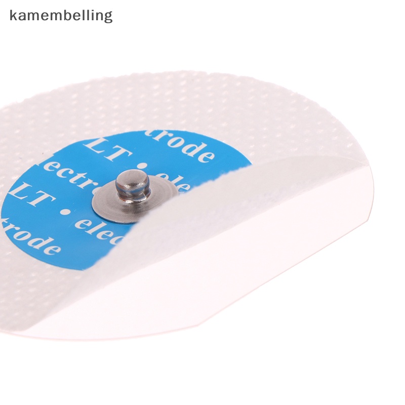 Kamembelling Bộ 50 Miếng Dán Điện Cực ECG Bằng Vải Không Dệt Sử Dụng Một Lần