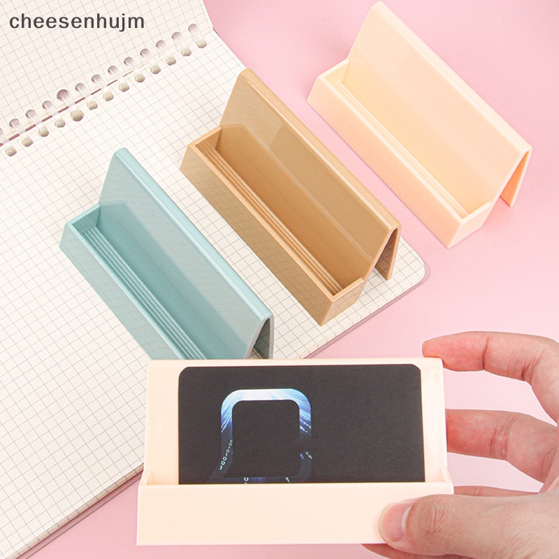 Hộp Đựng Danh Thiếp / Danh Thiếp Màu Trơn Thiết Kế Đơn Giản Tiện Dụng