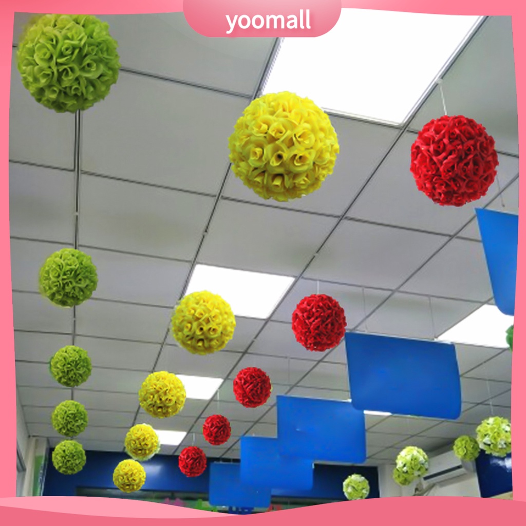 Hoa Hồng Giả Bằng Nhựa Dùng Trang Trí Tiệc