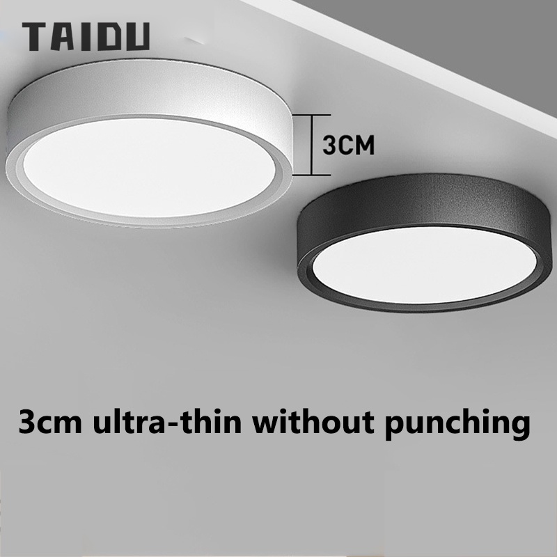 Đèn LED tròn TAIDU nhỏ siêu mỏng gắn trần nhà trang trí lối đi
