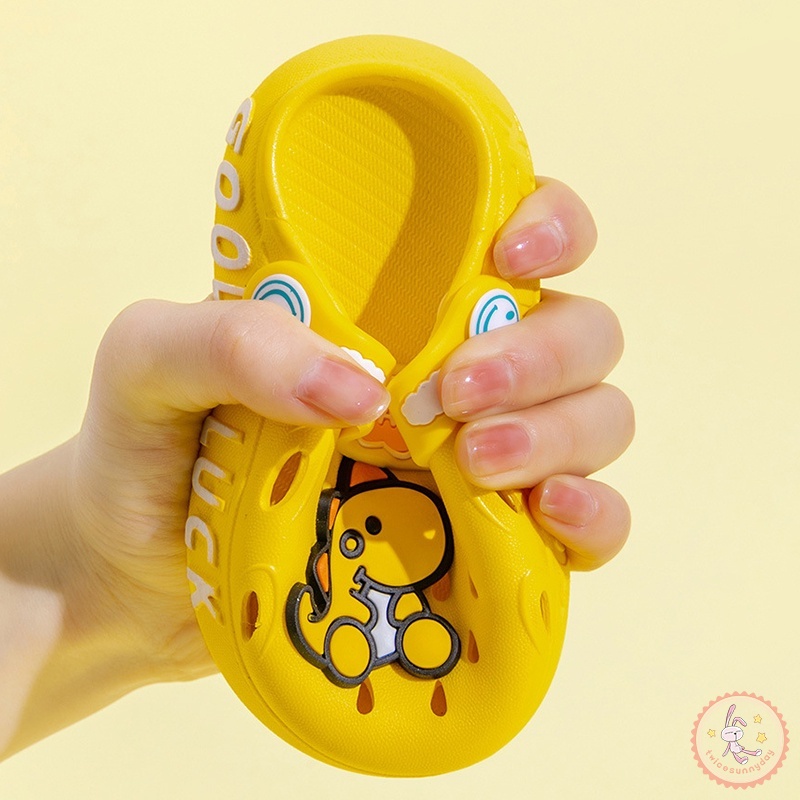 Dép Sandal Chống Va Đập Họa Tiết Hoạt Hình Dễ Thương Cho Bé 1-3 Tuổi