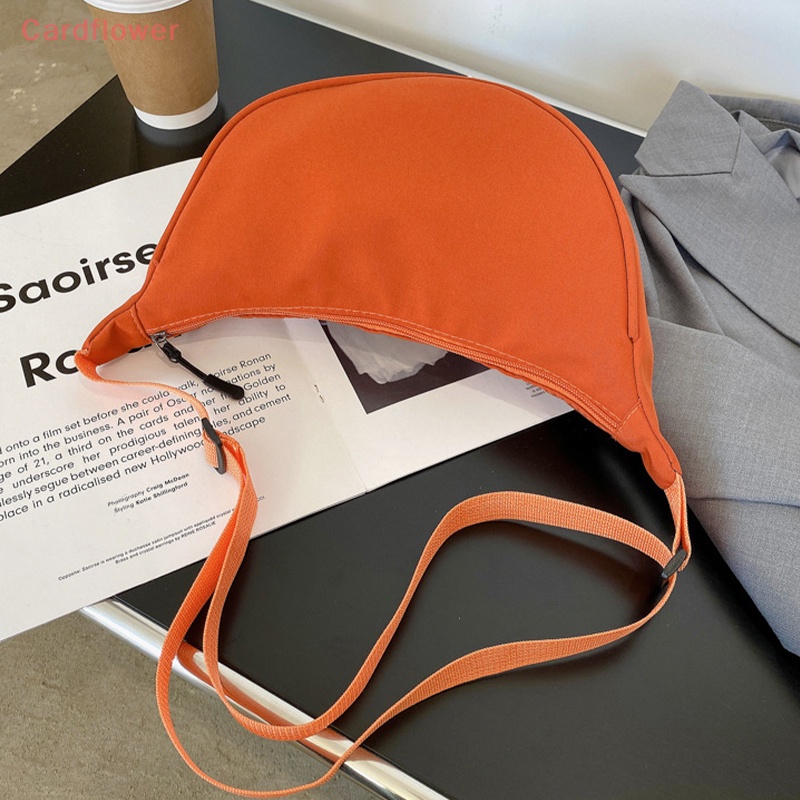 1 Túi Đeo Chéo Ngực Màu Trơn Sức Chứa Lớn Thời Trang Đường Phố Mới