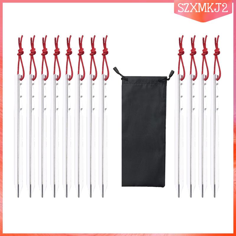 Cọc Giăng Lều Trại Kèm Túi Đựng Tiện Lợi