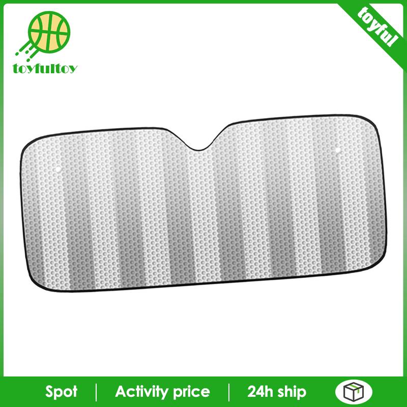 Tấm Lưới Che Nắng Gắn Kính Chắn Gió Phía Trước Xe Hơi Có Thể Gấp Gọn Tiện Dụng