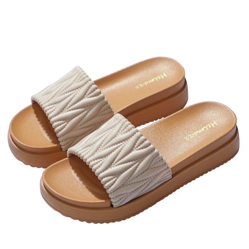 Dép Quai Ngang Đế Dày Thời Trang Mùa Hè Cho Nữ