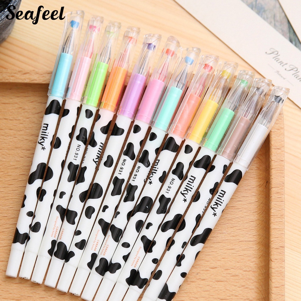 Set 10 Bút Mực 0.38mm Nhiều Màu Sắc Sáng Tạo