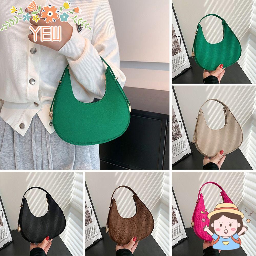 Túi Đeo Dưới Cánh Tay Bằng Vải Nỉ Dễ Thương Thời Trang